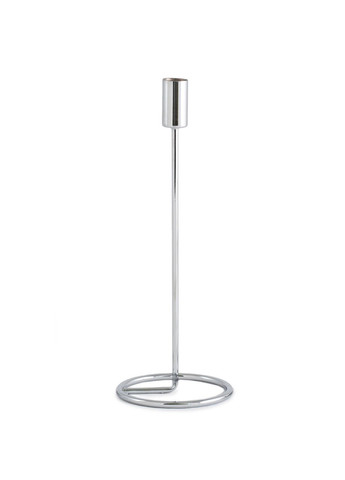 Підсвічники святкові REMY-DEСOR металеві Гуннар срібного кольору набір 3 шт. висота 18см 23см 28см REMY-DECOR (266345092)