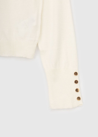 Белый демисезонный пуловер пуловер Park Karon