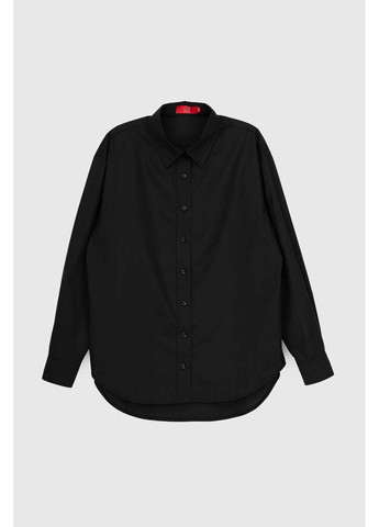 Черная кэжуал рубашка Onme
