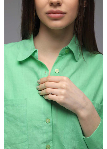 Зеленая кэжуал рубашка Crep