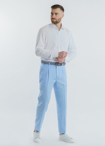 Голубые кэжуал летние брюки Arber