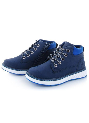 Синие повседневные осенние ботинки для мальчика (демисезон) No Brand