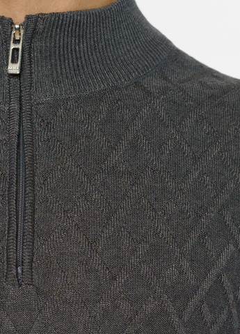 Сірий зимовий светр чоловічий Arber Zipper-Neck N-AVT-102