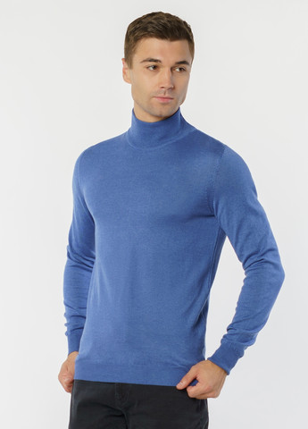 Голубой зимний свитер мужской Arber T-neck FF AVT87