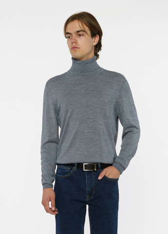 Серый зимний свитер мужской Arber Roll-neck FF AVT49