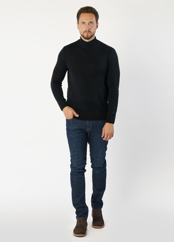Черный зимний свитер мужской Arber Roll-neck 7GG N-AVT-94