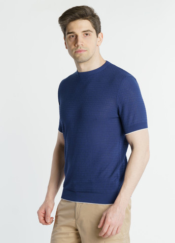 Синяя футболка мужская Arber Crew-neck N-AVT-105