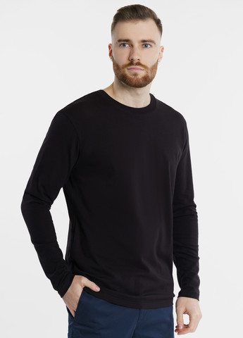 Черная футболка мужская Arber Long Sleeve TRDM-F2