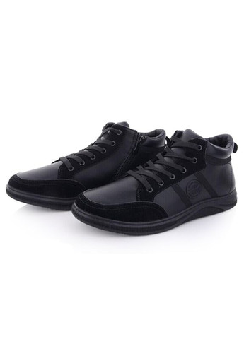 Черные осенние ботинки мужские (демисезон) No Brand