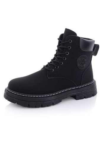 Черные осенние ботинки мужские (демисезон) No Brand