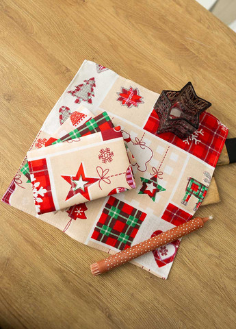 Салфетки льняные "Украшение" 35х35 см (комплект 4 шт.) Homedec - (266345236)