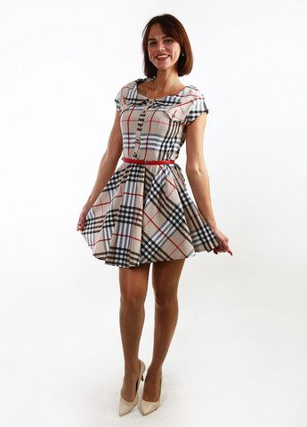 Комбинированное кэжуал платье No Brand в полоску