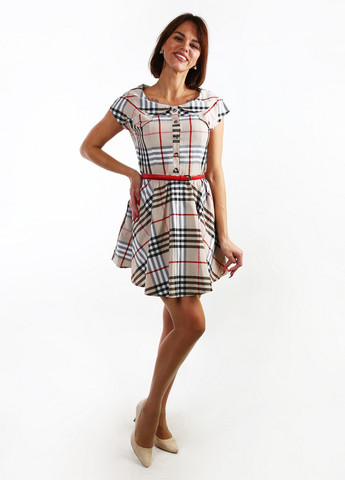 Комбинированное кэжуал платье No Brand в полоску