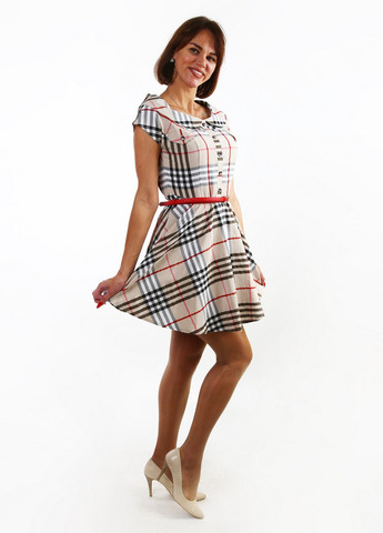 Комбинированное кэжуал платье No Brand в полоску