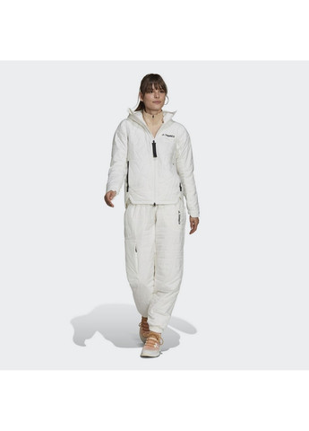Біла зимня жіноча утеплена куртка w txms primahdj gq3676 adidas