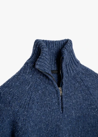 Синий демисезонный свитер Zara