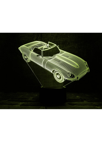 Нічник-світильник 3D "Автомобіль 2" 19х24 см 3DTOYSLAMP (266418339)