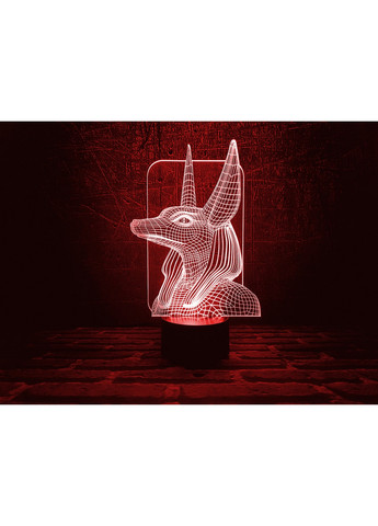 Ночник-светильник 3D "Анубис" 27х17 см 3DTOYSLAMP (266418427)