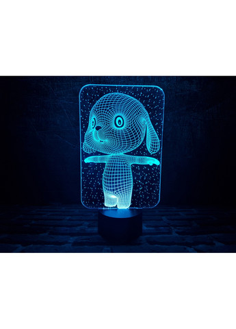 Ночник-светильник 3D "Зайка" 25х14 см 3DTOYSLAMP (266418620)