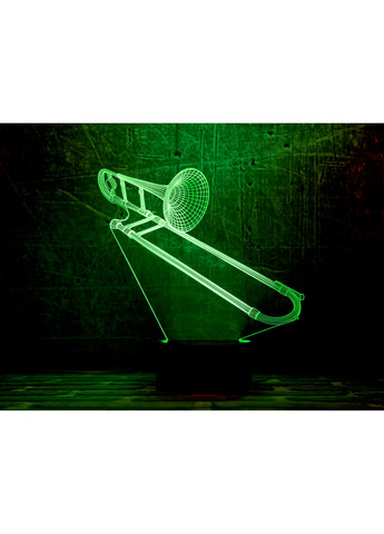 Ночник-светильник 3D "Труба 3" 21х19 см 3DTOYSLAMP (266419021)