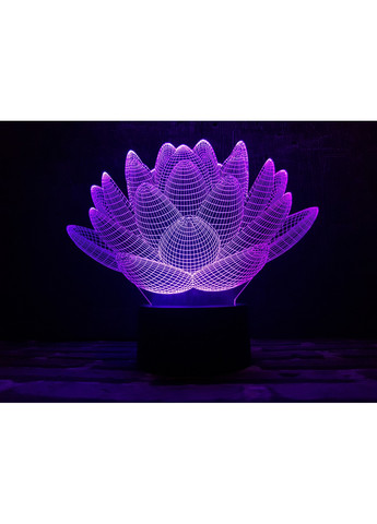 Нічник-світильник 3D "Лотос" 18х21 см 3DTOYSLAMP (266419281)