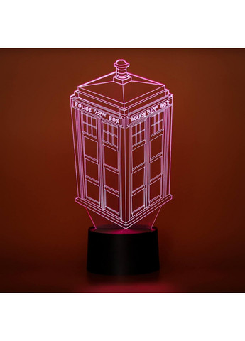 Нічник-світильник 3D "Тардіс" 26х12 см 3DTOYSLAMP (266418793)