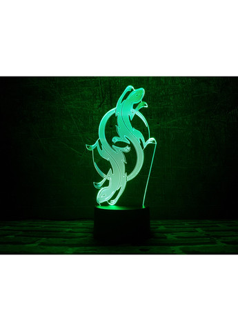 Ночник-светильник 3D "Саламандра" 24х12 см 3DTOYSLAMP (266418433)