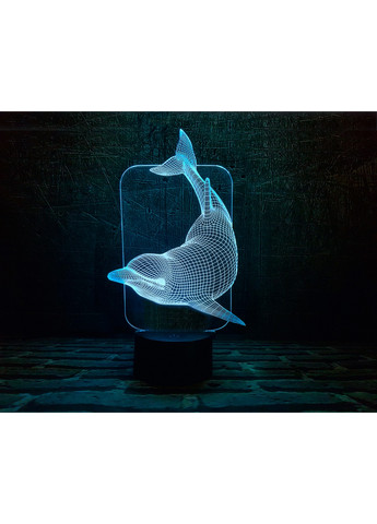 Сменная картинка для ночника-светильника 3D "Дельфин" 3DTOYSLAMP (266419129)