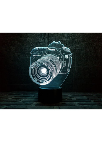Нічник-світильник 3D "Фотоапарат" 22х17 см 3DTOYSLAMP (266418390)