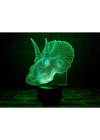 Змінна картинка для нічника-світильника 3D "Трицераптор" 3DTOYSLAMP (266420042)