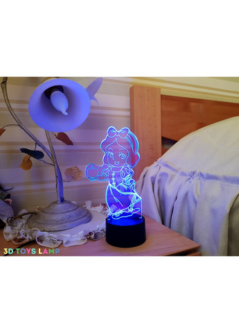 Нічник-світильник 3D "Білосніжка 2" 25х13 см 3DTOYSLAMP (266420081)
