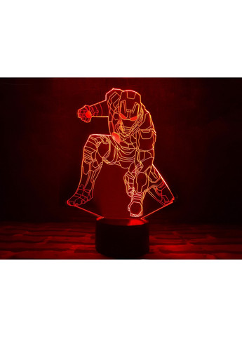 Ночник-светильник 3D "Железный человек 4" 26х19 см 3DTOYSLAMP (266419985)