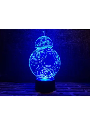 Ночник-светильник 3D "BB 8" 26х14 см 3DTOYSLAMP (266420068)