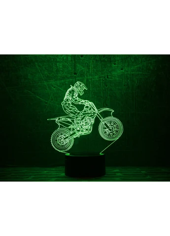 Нічник-світильник 3D "Мотоцикл 6" 21х16 см 3DTOYSLAMP (266419552)