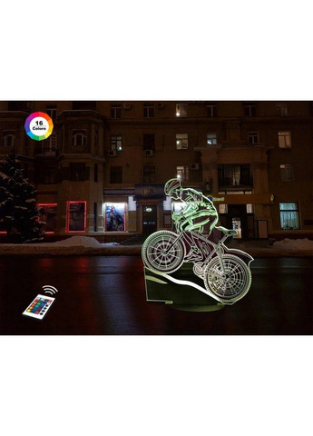 Ночник-светильник 3D "Велосипед 3" 23х17 см 3DTOYSLAMP (266420428)