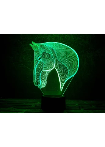Сменная картинка для ночника-светильника 3D "Лошадка 3" 3DTOYSLAMP (266419828)