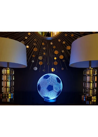 Змінна картинка для нічника-світильника 3D "Футбольний м'яч" 3DTOYSLAMP (266420067)