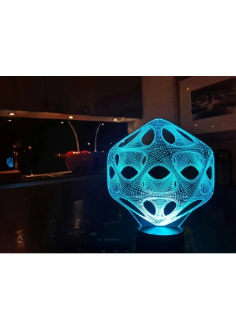 Сменная картинка для ночника-светильника 3D "Вирус" 3DTOYSLAMP (266419431)