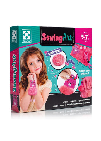 Набор для творчества брелок для девочек своими руками «Лама» VT4205-05 (укр) Vladi toys (266422372)