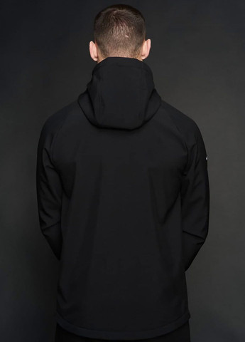 Черная демисезонная куртка мужская protection soft shell Custom Wear