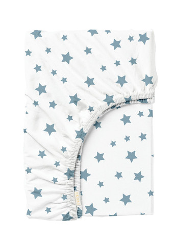 Простынь на резинке в детскую кроватку 60х120 BLUE STARS (4822052146620) Cosas (266619531)