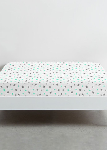 Простынь на резинке 90х200 MINT STARS (4822052208243) Cosas (266617738)