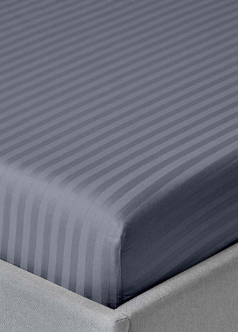 Простирадло на резинці 180х200х25 сатин STEEL (4822052210864) Cosas (266617679)