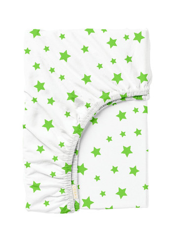Простынь на резинке в детскую кроватку 60х120 GREEN STARS (4822052146613) Cosas (266619274)
