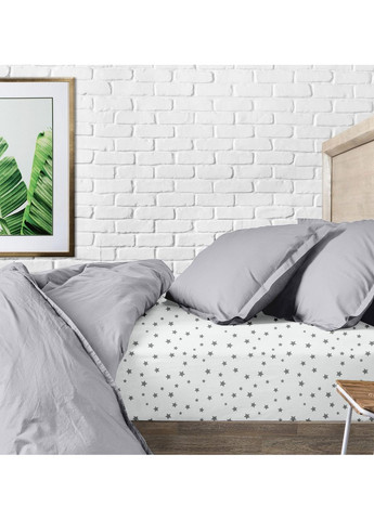 Простирадло на резинці 180х200х30 GREY STARFALL (4822052209707) Cosas (266620872)