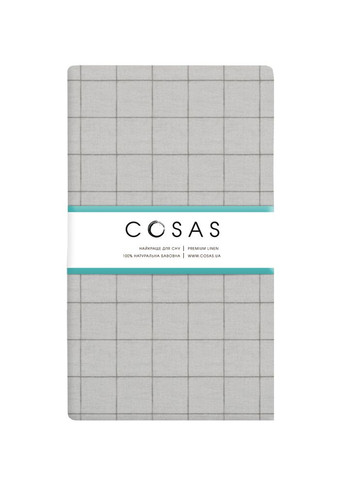 Простирадло на резинці 140х200х25 GREY GEOMETRY (4822052212653) Cosas (266620356)