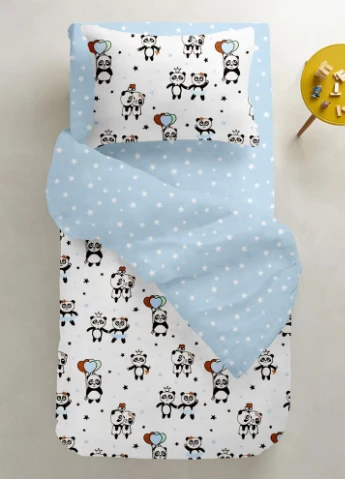 Простирадло на резинці 160х200х30 LIGHT BLUE STARFALL (4822052205857) Cosas (266617179)