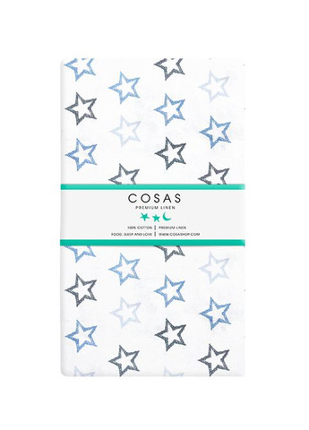 Простирадло на резинці 180х200х30 BLUE STAR (4822052209714) Cosas (266617267)