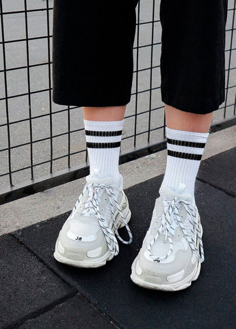 Шкарпетки Білі з чорними смужками SOX (266424468)