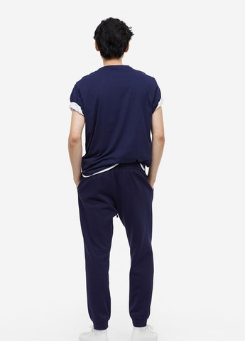 Темно-синие спортивные летние брюки H&M